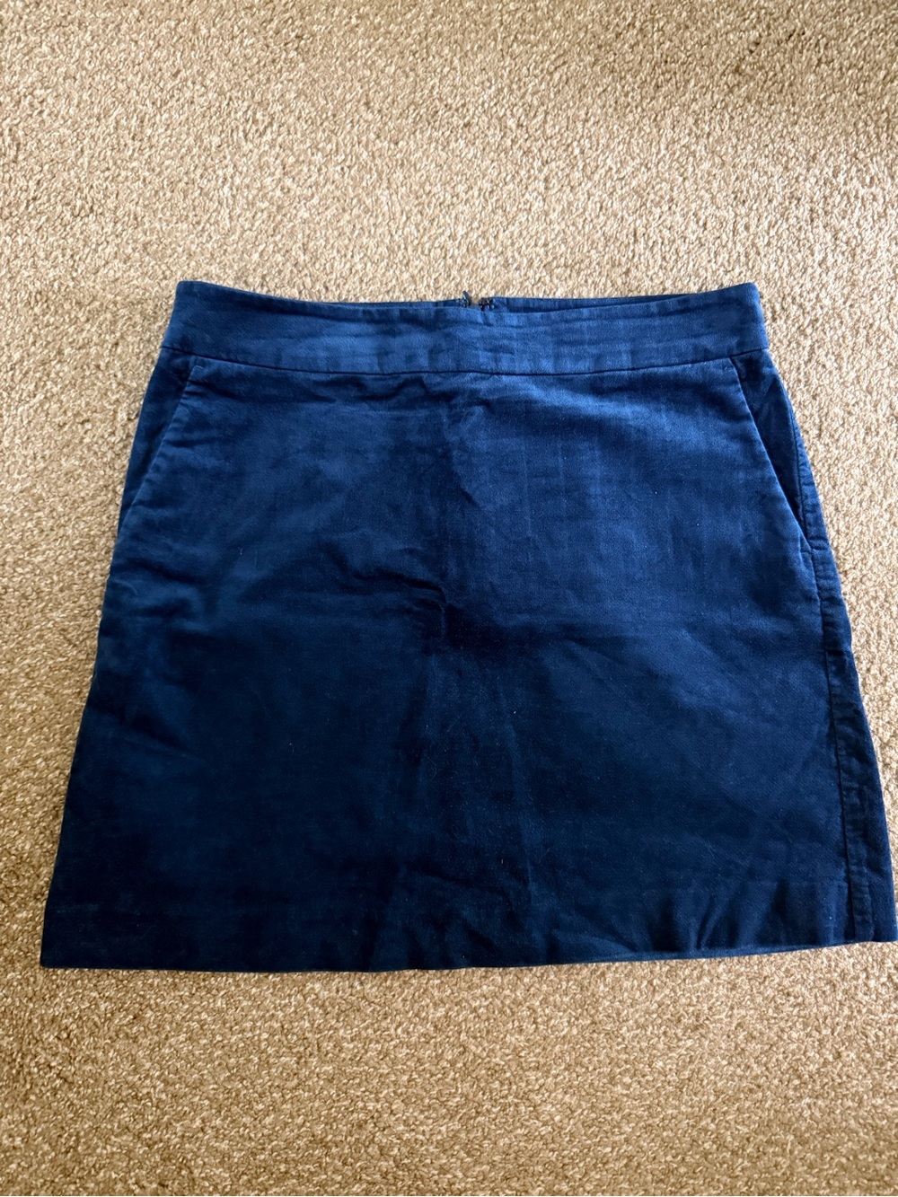 Loft Classic Navy A-Line Skirt - Women's